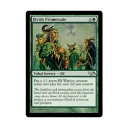 WOTC MtG Elves vs. Goblins Elvish Promenade (U) NM - Image 1