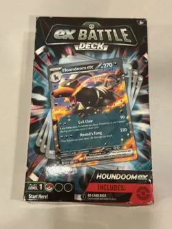 Pokemon EX Battle Deck Houndoom TCG 60 Card Sealed Trading Card New Box - Image 1