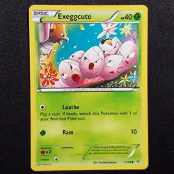 Exeggcute 1/108 Common Roaring Skies Pokemon Moderately Played - Image 1