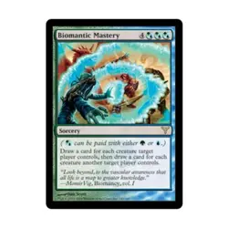 WOTC MtG Dissension Biomantic Mastery (R) (Foil) NM - Image 1