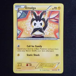 Emolga 49/113 Uncommon Legendary Treasures Pokemon Lightly Played - Image 1