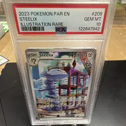 The Pokemon Company Pokemon TCG Steelix 208/182 Paradox Rift IR Holo PSA 10 - Image 1