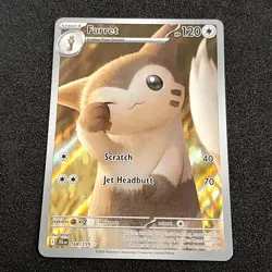 Pokemon Furret Illustration Rare SV09: Journey Together 168/159 NM - Image 1