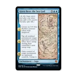 WOTC MtG Theros Beyond Death Kiora Bests the Sea God (MR) NM - Image 1