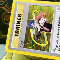 Koga Holo SWIRL 19/132 1st Edition Gym Challenge Pokemon LP + - Image 4