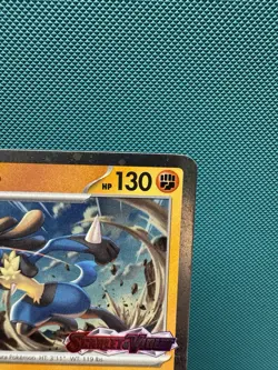 Pokemon 114/198 Lucario Cosmo Foil Stamped NM Promo - Image 3