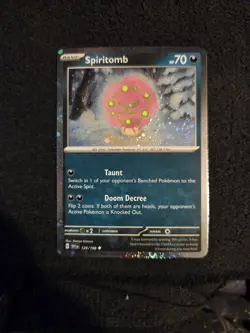 Spiritomb 129/198 - (Cosmos Holo) Uncommon Pokemon TCG - NM - Image 1