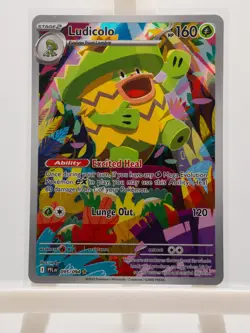 Ludicolo 095/094 Illustration Rare Phantasmal Flames Pokemon Near Mint - Image 1