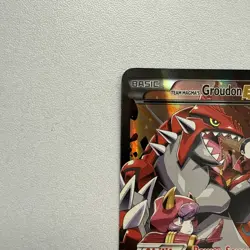 Team Magma's Groudon EX 15/34 Ultra Rare Holo LP Double Crisis Pokemon - Image 3