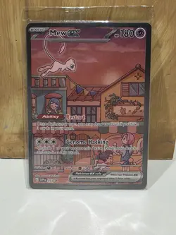 Mew ex 053 SV Scarlet & Violet Promo Sealed Holo Pokemon Card Full Art - Image 1