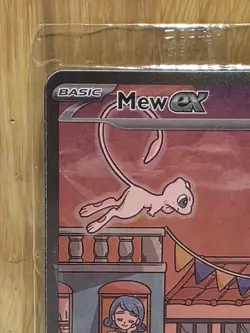 Mew ex 053 SV Scarlet & Violet Promo Sealed Holo Pokemon Card Full Art - Image 2