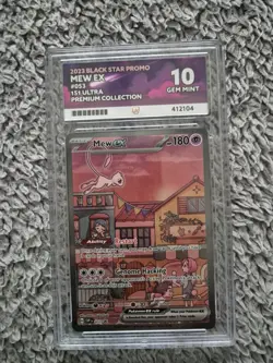 ACE 10 Mew ex 053 Promo Pokemon Card Sv: Scarlet & Violet Holo GEM MINT - Image 1