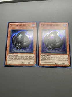 Yugioh 2X Steelswarm Cell 1st Edition Super Rare HA05-EN043 MP - Image 1