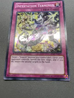Yu-Gi-Oh! Infestation Terminus Super Rare 1st Edition HA07-EN070 HP - Image 1