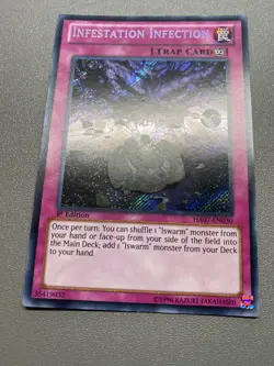 Yu-Gi-Oh! Infestation Infection Secret Rare 1st Edition HA07-EN030 MP - Image 1