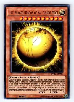 Yugioh The Winged Dragon of Ra DPBC-EN001 Ultra Rare - NM 💎 - Image 1