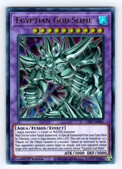 Yugioh Egyptian God Slime LED7-EN001 Ultra Rare - NM 💎 - Image 1