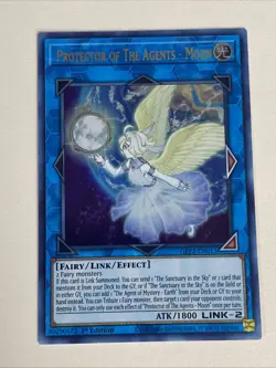 Yugioh Protector of the Agents Moon x 3 - 1st Edition Ultra Rare NM Free Holo B - Image 4