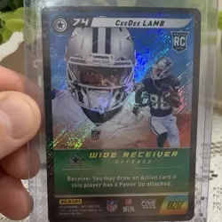 Panini 2020 NFL Five CeeDee Lamb RC Foil Blue Shimmer Dallas Cowboys RK267 - Image 1