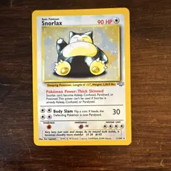 Pokemon TCG Snorlax 11/64 Jungle Holo Rare English 1999 Unlimited 90 HP - Image 1
