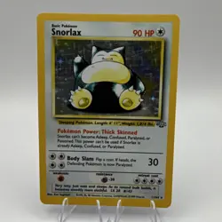 Snorlax 11/64 Jungle Holo Rare Unlimited Pokemon TCG English 1999 90 HP - Image 1