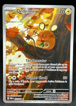 POKEMON TCG ME03 PERFECT ORDER DEDENNE 093/088 ILLUSTRATION RARE (IR) CARD NM - Image 1