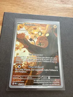 Pokemon Dedenne 093/088 IR Illustration Rare Perfect Order TCG Holo 2026 NM/M - Image 1
