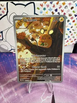 Pokemon TCG Dedenne 093/088 Illustration Rare IR Perfect Order - Image 1