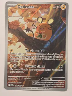 Pokemon TCG Dedenne 093/088 Illustration Rare IR Perfect Order - Image 1