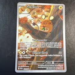 Pokemon TCG Dedenne 093/088 - Perfect Order IR Illustration Rare Card - Image 1