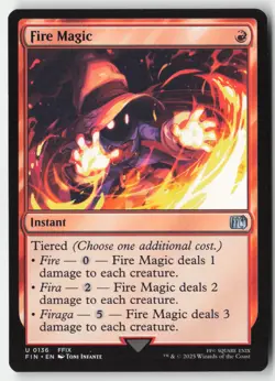 MTG - Fire Magic U FINAL FANTASY 136 LP-NM - Image 1