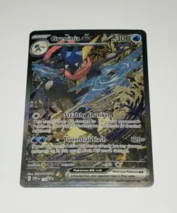 Greninja ex 132 Sv: Scarlet & Violet Promo Cards SIR Holo Pokemon Card NM - Image 1