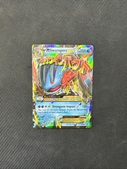 Pokemon Mega Swampert EX TCG Holo Promo Card XY XY87 - Image 1