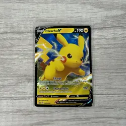 Pikachu V - SWSH061 Sword & Shield Promo Cards #SWSH61 Promo Holo NM Pokemon - Image 1