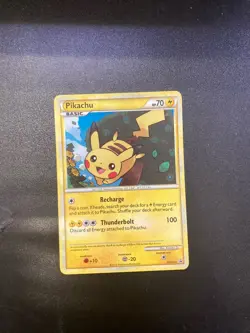 Pokemon Pikachu HGSS03 Holo Promo Card - Image 1