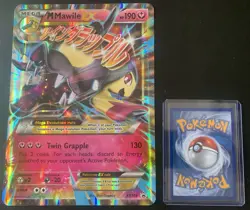 M Mawile EX XY104 JUMBO/OVERSIZED Cards Holo LP - Image 3