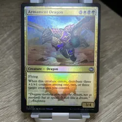 Armament Dragon FOIL Tarkir: Dragonstorm MTG NM - Image 1