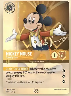 Disney Lorcana D100 Collector's Promo Gift Set All Card Near Mint + - Image 2