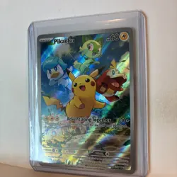 Pokemon Paldea Evolved PIKACHU 027 ETB Adventuring Together Promo Card Mint - Image 4
