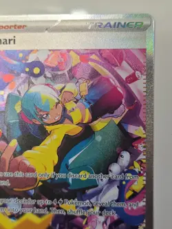 Pokemon Trainer Supporter Canari Full Art Holo Card 291/217 English - Image 4