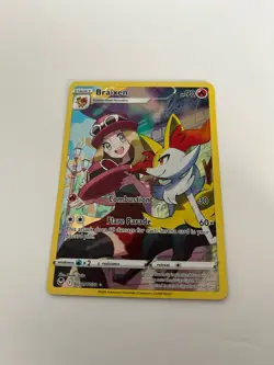 Braixen - TG01/TG30 - Pokemon Silver Tempest Trainer Gallery Holo Card NM - Image 2
