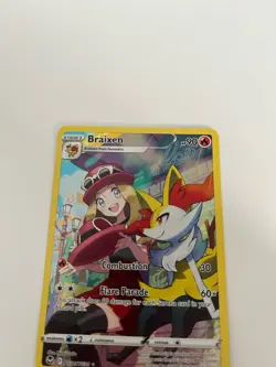 Braixen - TG01/TG30 - Pokemon Silver Tempest Trainer Gallery Holo Card NM - Image 3