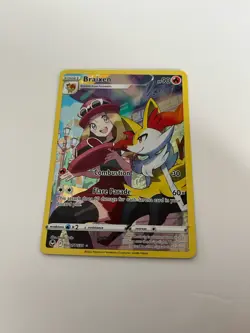 Braixen - TG01/TG30 - Pokemon Silver Tempest Trainer Gallery Holo Card NM - Image 4