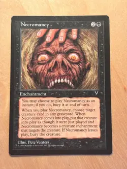 MTG Magic the Gathering Necromancy Visions LP - Image 1