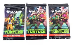 3 Packs Magic the Gathering Play Booster Pack MTG Teenage Mutant Ninja Turtles - Image 1