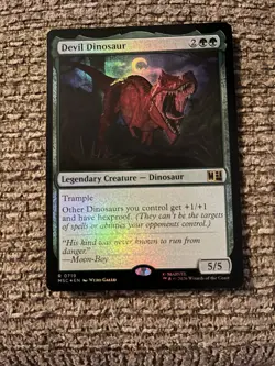 Devil Dinosaur Foil Marvel Super Heroes Mtg Nm 0719 - Image 1