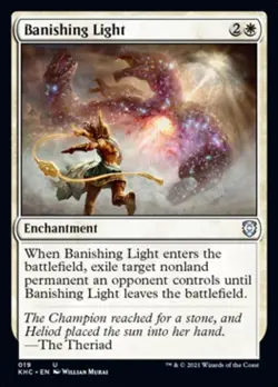 Banishing Light - Near Mint MTG Commander 2021 Kaldheim - Image 1