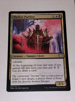 1x Markov Purifier - Innistrad: Crimson Vow MTG NM Pack Fresh - Image 1