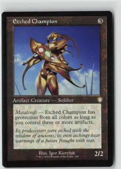 Etched Champion (Retro Frame) R Commander: The Brothers' War 140 NM - Image 1