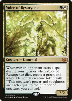 Voice of Resurgence 200 Mythic Modern Masters 2017 Near Mint - Image 1